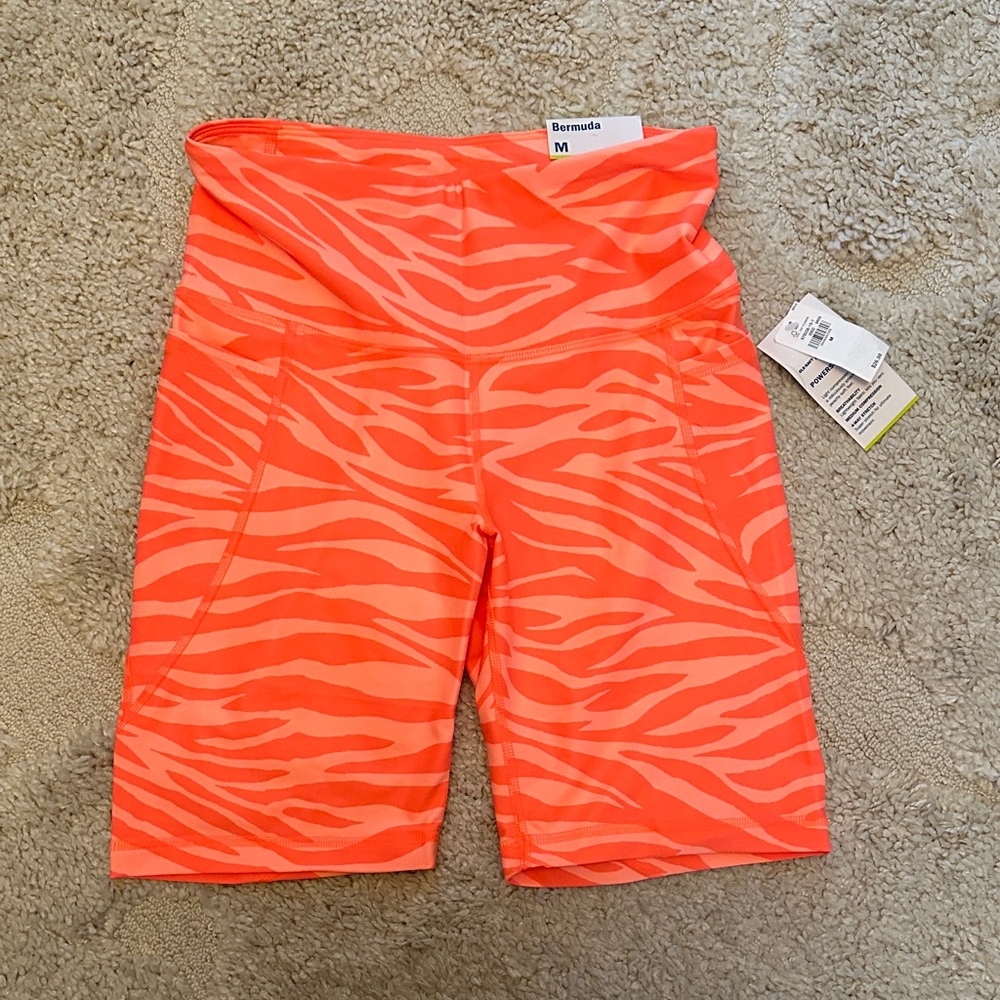 NWT Old Navy Zebra Print Women's biker shorts
